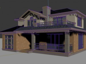 urban architecture - private villas 9 3D Model