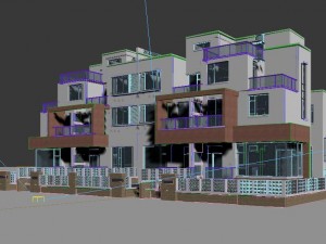 urban architecture - private villas 11 Modello 3D