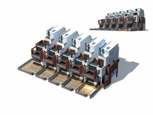 urban architecture - private villas 12 Modelo 3D