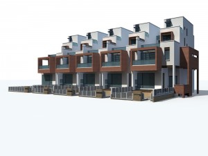 urban architecture - private villas 12 3D Модель