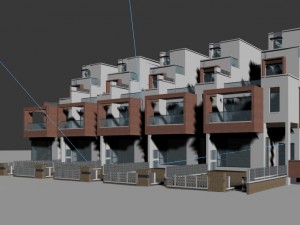 urban architecture - private villas 12 3D Модель