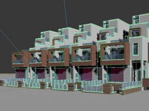 urban architecture - private villas 12 3D Модель
