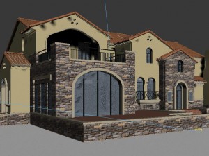 urban architecture - private villas 13 3D Model