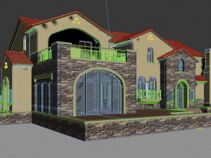 urban architecture - private villas 13 3D Model