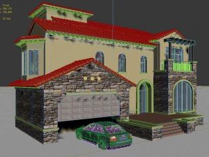 urban architecture - private villas 14 3D Model
