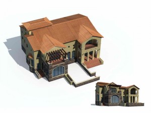urban architecture - private villas 17 3D 모델