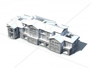 urban architecture - private villas 19 3D मॉडल
