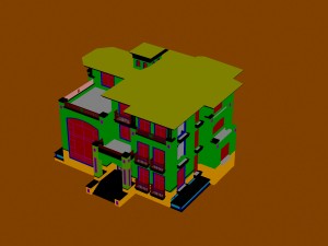 urban architecture - private villas 22 3D Модель