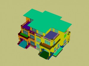 urban architecture - private villas 23 3D Model