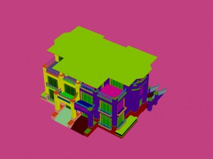 urban architecture - private villas 24 Modèle 3D