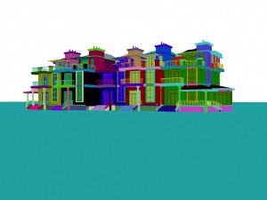 urban architecture - private villas 26 Modello 3D