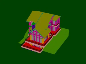 urban architecture - private villas 27 3D Model