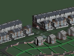 urban architecture - private villas 29 3D Model