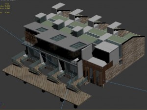 urban architecture - private villas 31 3D Модель