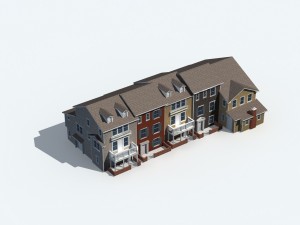 urban architecture - private villas 32 3D Model