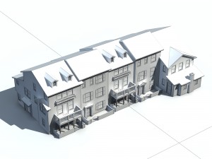 urban architecture - private villas 32 3D Model