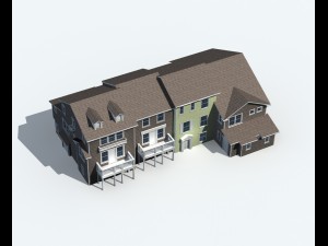 urban architecture - private villas 33 3D मॉडल
