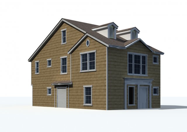 urban architecture - private villas 34 3Dモデル .c4d .max .obj .3ds .fbx .stl .blend 