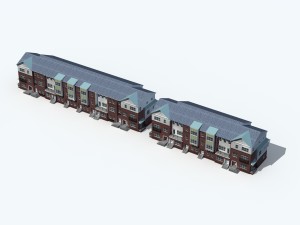 urban architecture - private villas 35 Model 3D