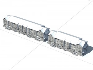urban architecture - private villas 35 Model 3D