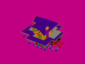 urban architecture - private villas 40 Modello 3D