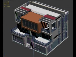 urban architecture - private villas 41 Model 3D