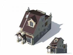 urban architecture - private villas 42 3D Model