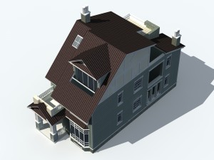 urban architecture - private villas 43 3D Model