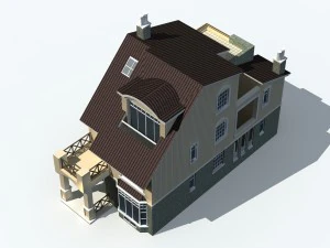 urban architecture - private villas 44 3D Model