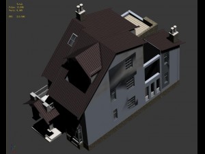 urban architecture - private villas 45 3D-Modell