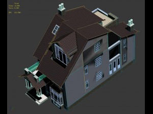 urban architecture - private villas 45 3D-Modell