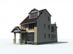 urban architecture - private villas 46 Model 3D