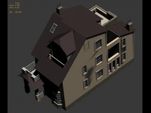 urban architecture - private villas 46 Model 3D