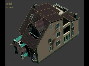 urban architecture - private villas 46 Model 3D