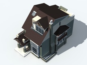 urban architecture - private villas 47 3D मॉडल
