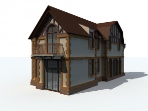 urban architecture - private villas 53 Model 3D