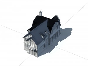 urban architecture - private villas 53 Model 3D