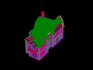 urban architecture - private villas 53 Model 3D