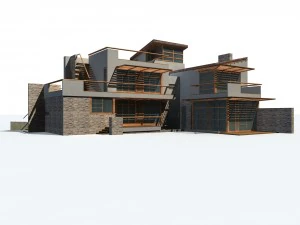 urban architecture - private villas 57 3D Model