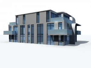 urban architecture - private villas 59 Model 3D