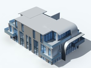 urban architecture - private villas 59 Model 3D
