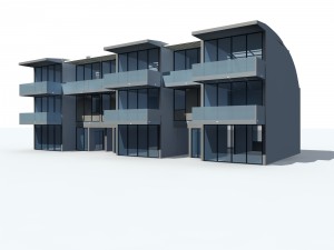 urban architecture - private villas 60 Model 3D