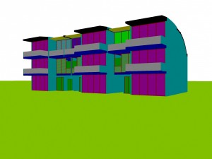 urban architecture - private villas 60 Model 3D