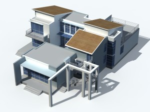 urban architecture - private villas 61 3D Модель