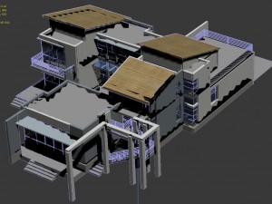 urban architecture - private villas 61 3D Модель