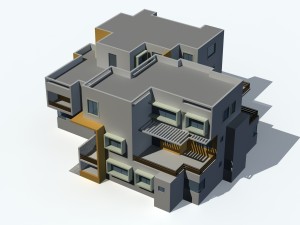 urban architecture - private villas 67 3D Model