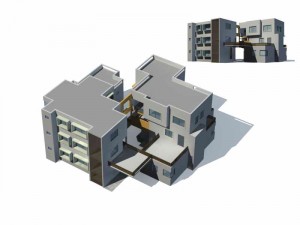 urban architecture - private villas 68 3D मॉडल