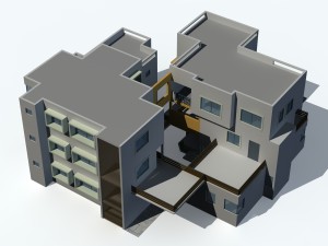 urban architecture - private villas 68 3D मॉडल