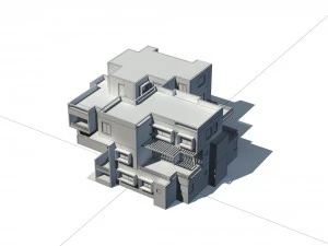 urban architecture - private villas 68 3D Model