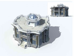 urban architecture - private villas 69 Modèle 3D